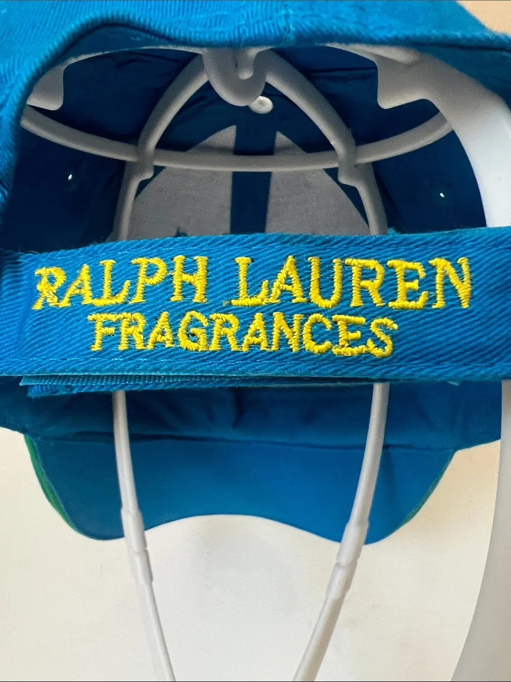 Ralph Lauren Teal Cap with Embroidered Logo